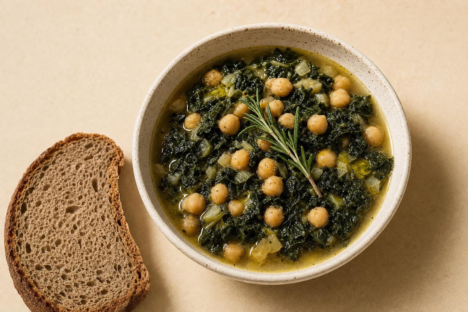 Zuppa di ceci e cavolo nero